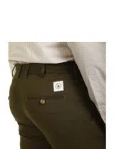 Calças Chino Homem Verde