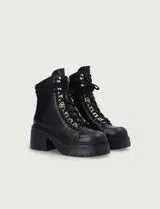 Botins Plataforma Preto