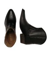 Bottines Cowboy Noires