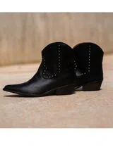 Bottines Cowboy Noires