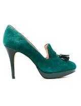 Sapatos Salto Alto Verde