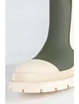 Bottines Chelsea Vert et Beige
