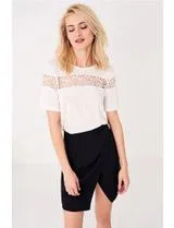T-Shirt Renda Branco