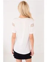 T-Shirt Renda Branco