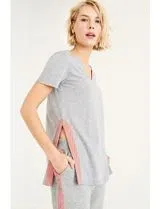 T-Shirt Senhora Cinza
