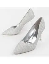 Silver Women's High Heels