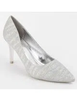 Silver Women's High Heels