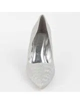 Silver Women's High Heels