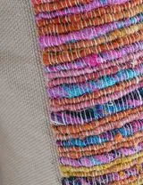 Capa de Almofada Riscas Hippie Chic