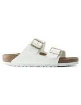 Sandálias  Arizona Birko-Flor Patent Branco Estreito