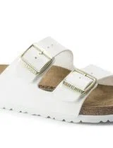 Sandálias  Arizona Birko-Flor Patent Branco Estreito
