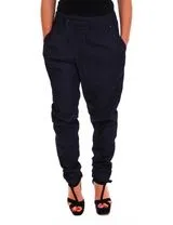 Ladies' Pleated Pants Blue