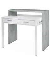 Tyrion White-Grey Desk