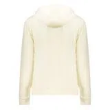 Sweatshirt com fecho Branco