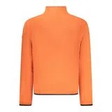 Sweatshirt com meio fecho Laranja