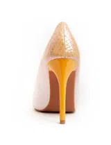Sapatos de Salto Amarelo