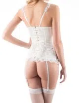 Corset Femme Fantasy Blanc