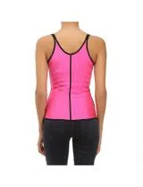 Ladies Latex Shape Corset Pink