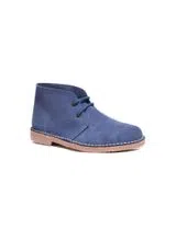 Botins Safari Atacadores Azul França