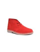 Red Lace-Up Safari Kids Boots