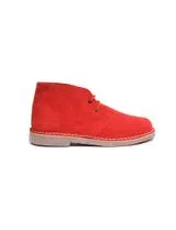 Red Lace-Up Safari Kids Boots