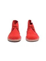 Red Lace-Up Safari Kids Boots