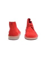 Red Lace-Up Safari Kids Boots