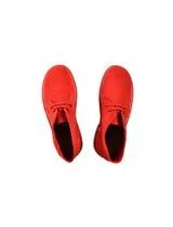 Red Lace-Up Safari Kids Boots