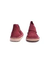 Safari Kids Velcro Booties Bordeaux