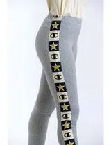 Leggings Senhora Cinzento