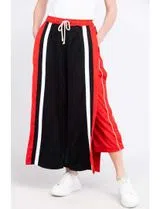 Pantalones Señora Negro y Rojo