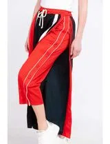 Pantalones Señora Negro y Rojo