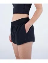 Ladies Short Training Shorts Black