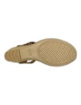 Sandalias Leighii Anklestrap Gráfico Wdg Marrón y Verde