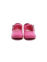 Fuchsia Canvas Ballet Flats