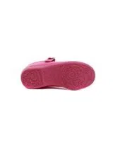 Fuchsia Canvas Ballet Flats