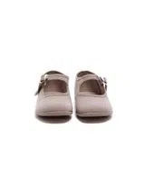 Antique Pink Canvas Ballet Flats