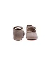 Antique Pink Canvas Ballet Flats