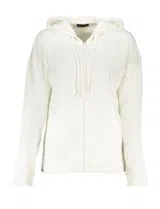 Sweatshirt com fecho Branco