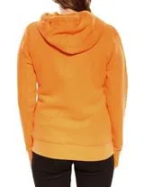 Chaqueta Naranja y Marrón con Cremallera para Mujer