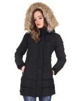 Abrigo de Invierno para Mujer Negro