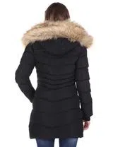 Abrigo de Invierno para Mujer Negro