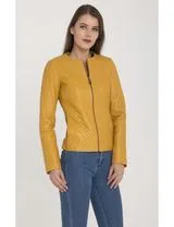 Ladies Yellow Fur Coat