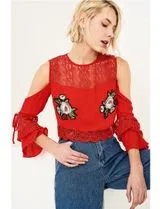 Red Women's Blouse