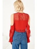 Red Women's Blouse