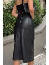 Saia Lápis Senhora Preto