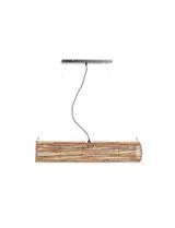 Candeeiro Teto Rattan Natural Castanho