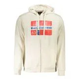 White Zip Sweatshirt Men