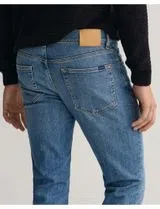 Pantalones de Mezclilla Hayes Slim Fit Azul