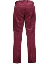 Calças Chino Veludo Vermelho